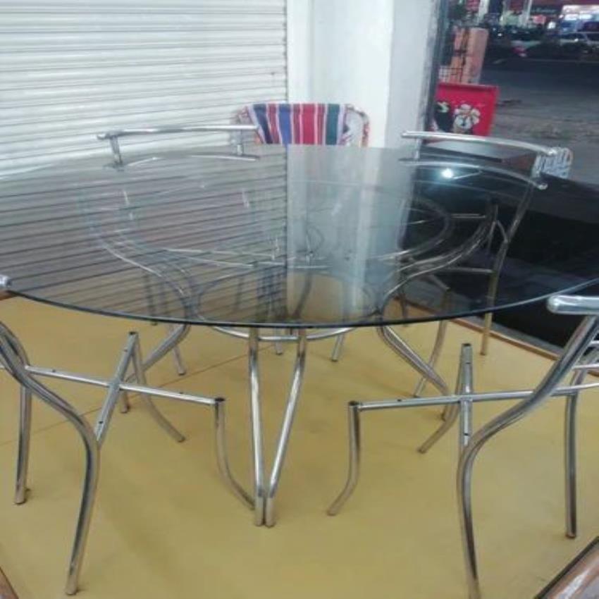 Glass Top Dining Ensemble