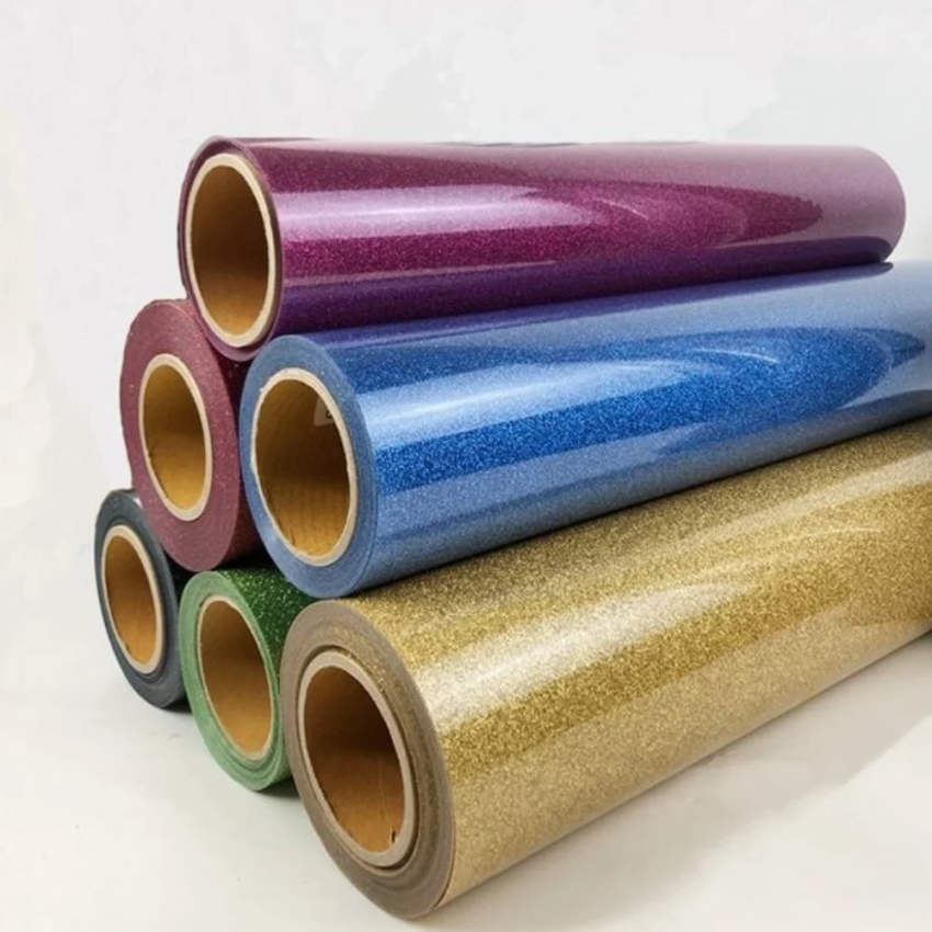 Glitter Heat Transfer Vinyl Film (20 Inch)