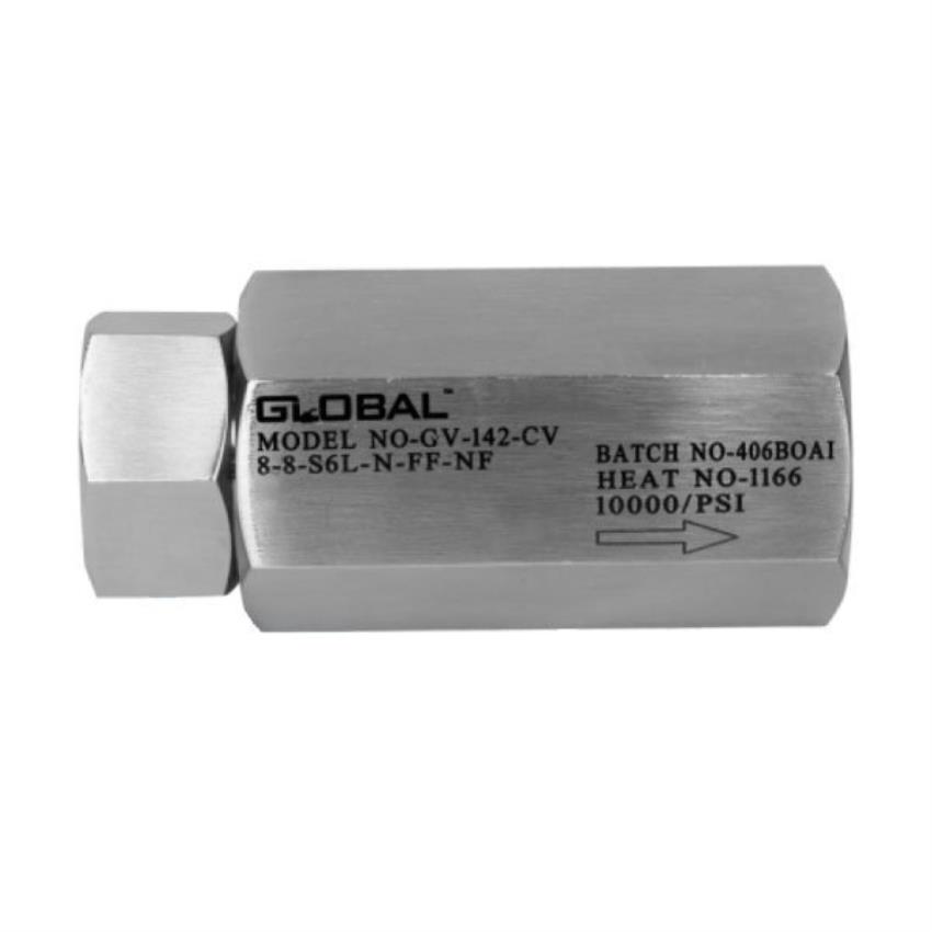 GLOBAL Screwed Stainless Steel Check Valve