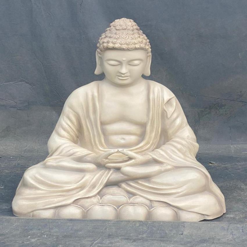 Glypticarts Yoga FRP Buddha Sculpture, 2.5ft Height