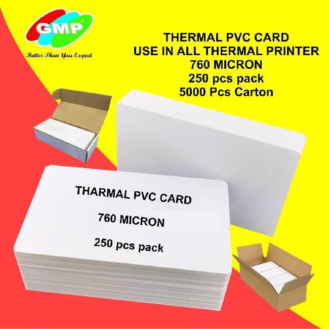 GMP THERMAL 760 MicroN PVC Card Pack