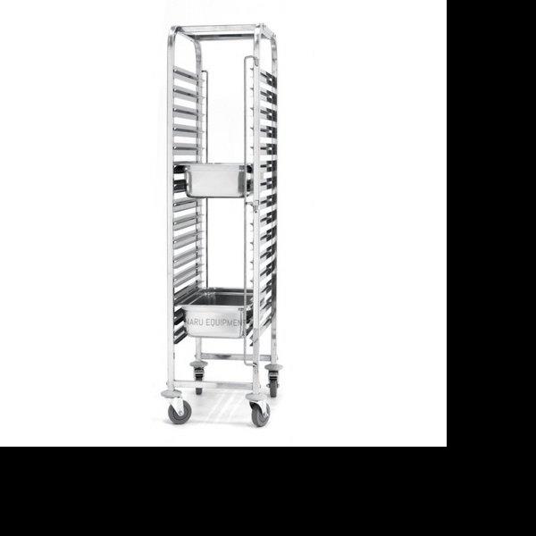 GN SS Pan Holder Trolley
