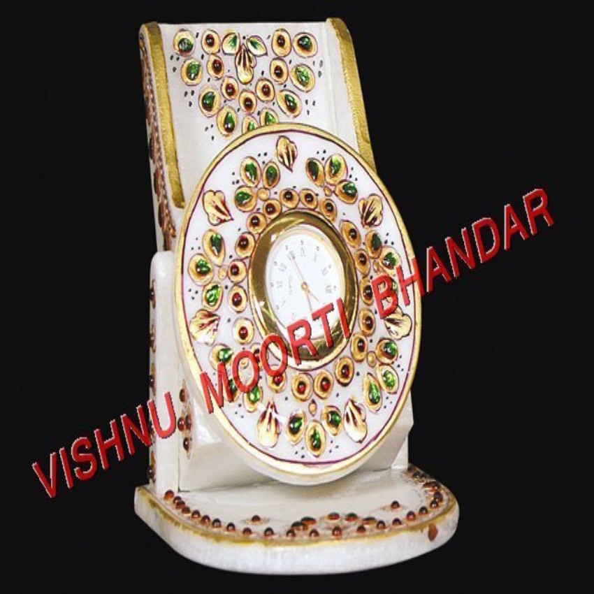 Gold Plated Marble Handicraft Piece