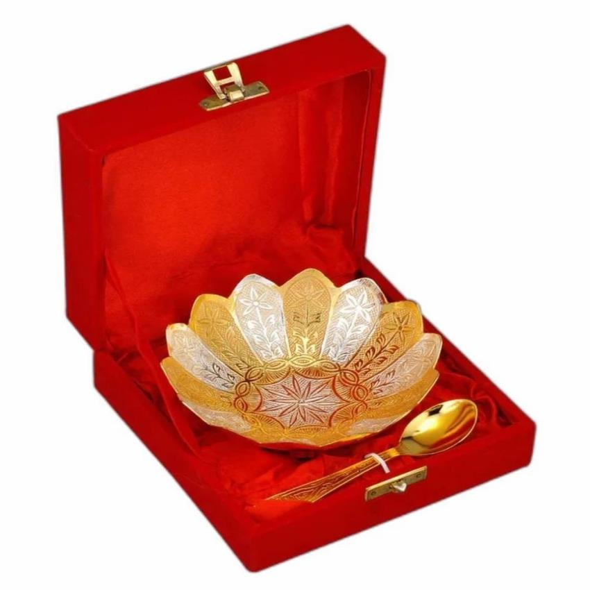 Brass Single Bowl Gift Set