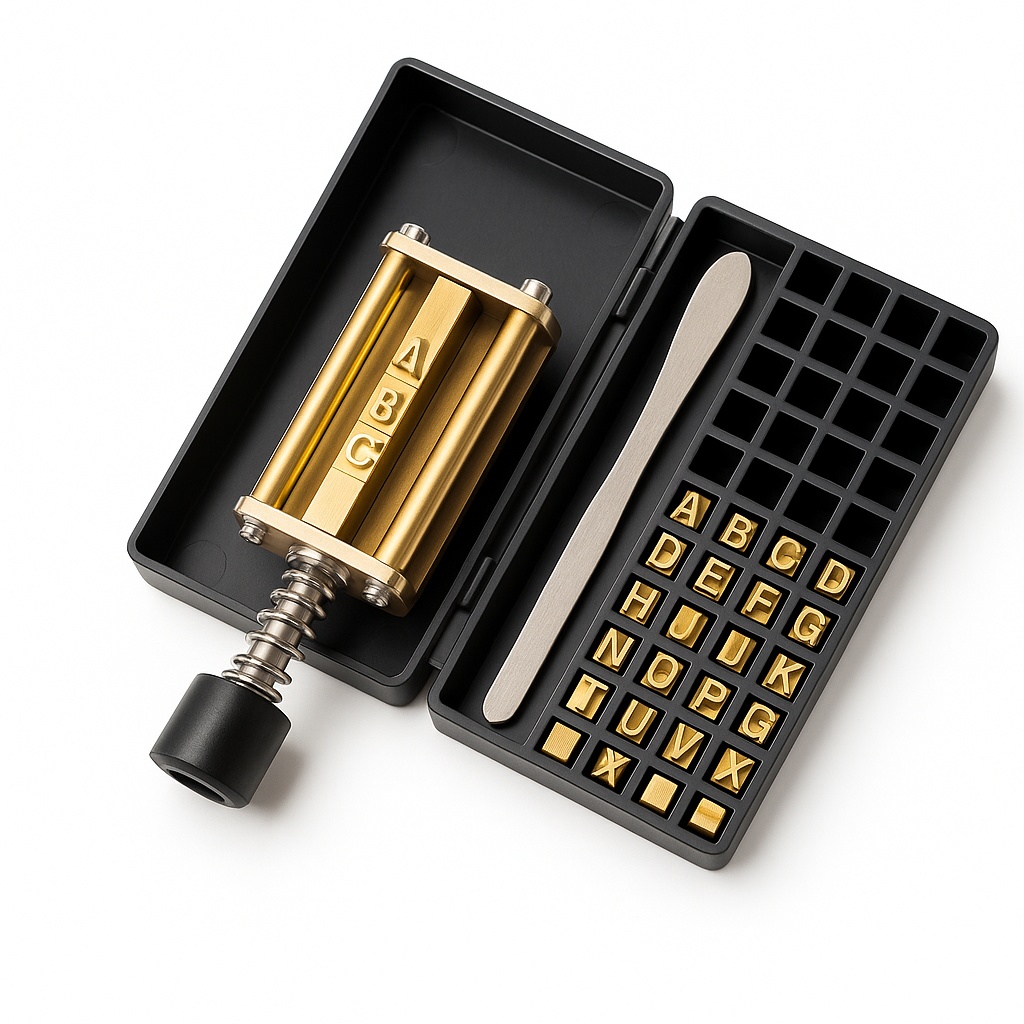 Golden Brass Screw Letters