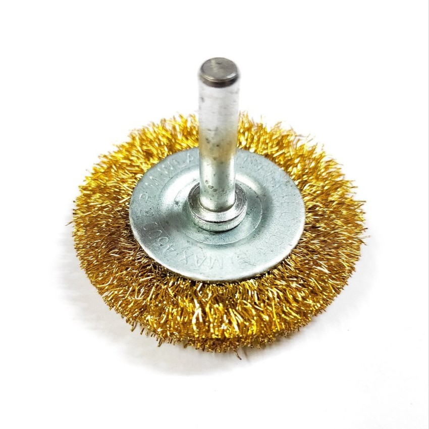 Golden Brass Wire Radial Brush
