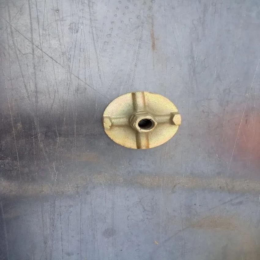 Golden Stainless Steel Scaffold Anchor Nut, 3.0 inch