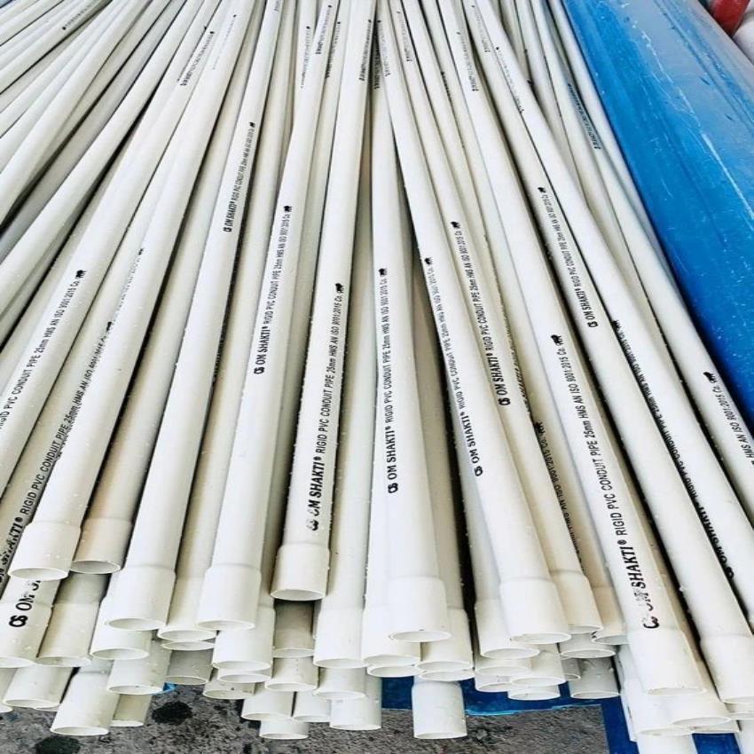 Gray Electrical Conduit Pipe, 1 inch HMS, 25 mm