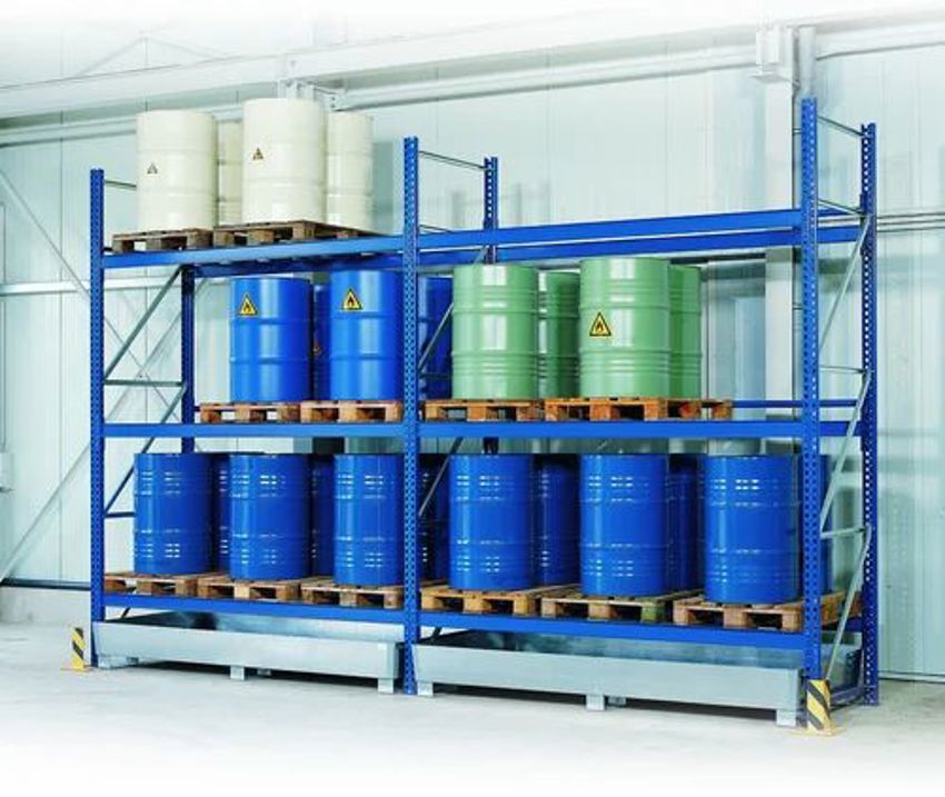 Gray New Design Drum Pallet Rack