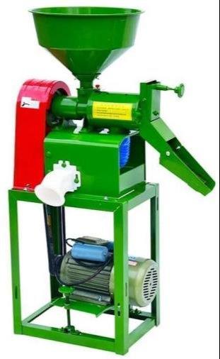 Green 3HP Mini Rice Grinding Machine