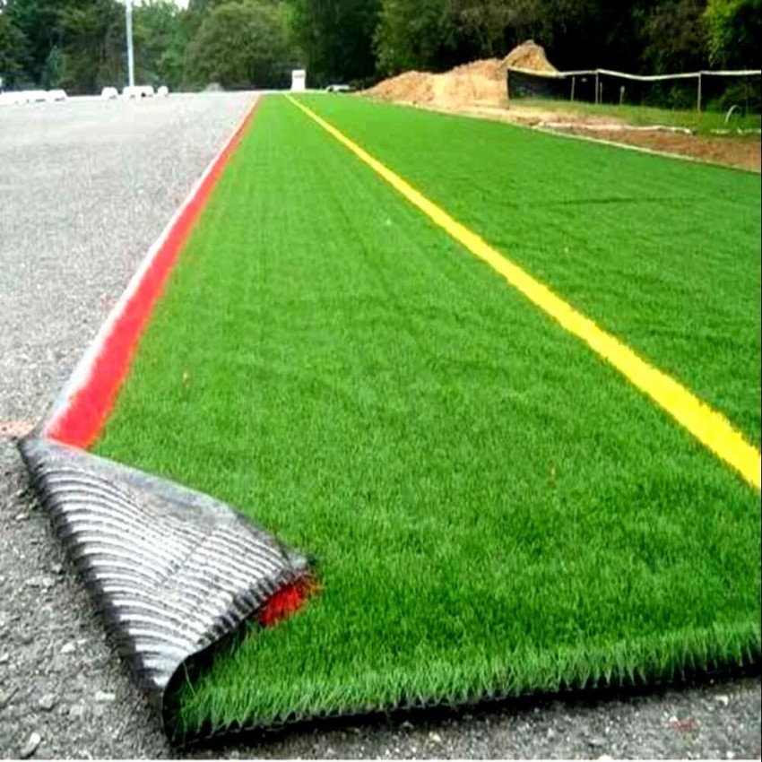 Glossy Green Sports Artificial Turf Flooring for Basketball