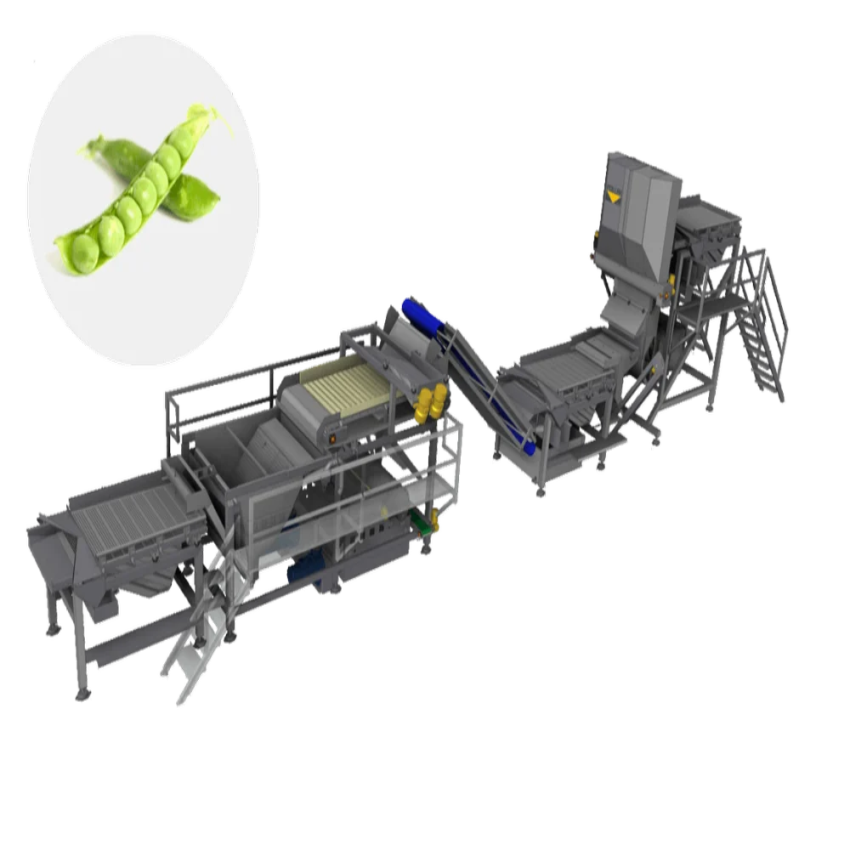 Pea Processing Equipment, Semi Auto
