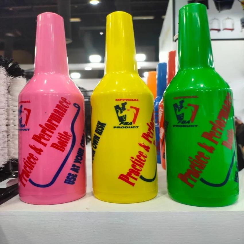 Green Plastic Flair Bar Bottles