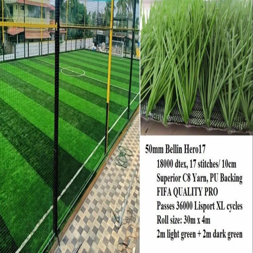 Synthetic Green Football Field Turf 40-50mm