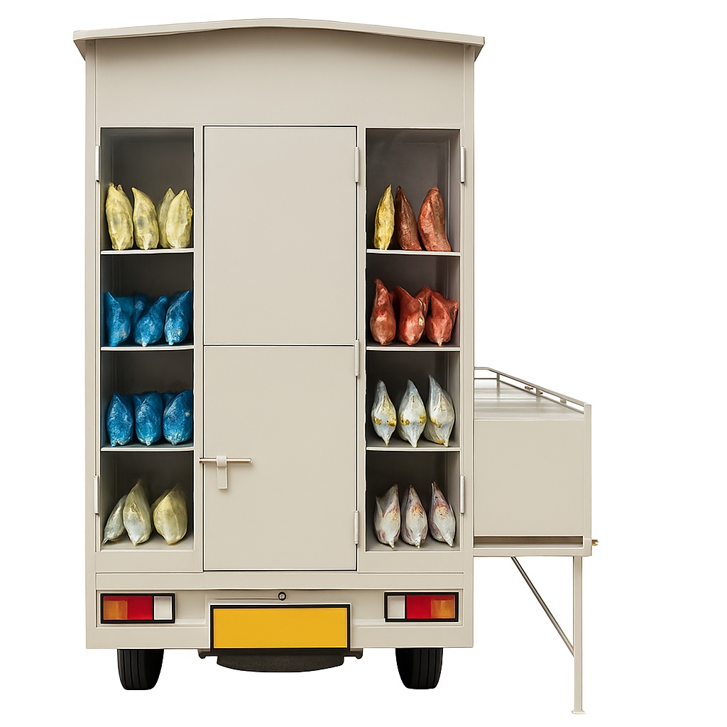 Diesel Grocery Display Van