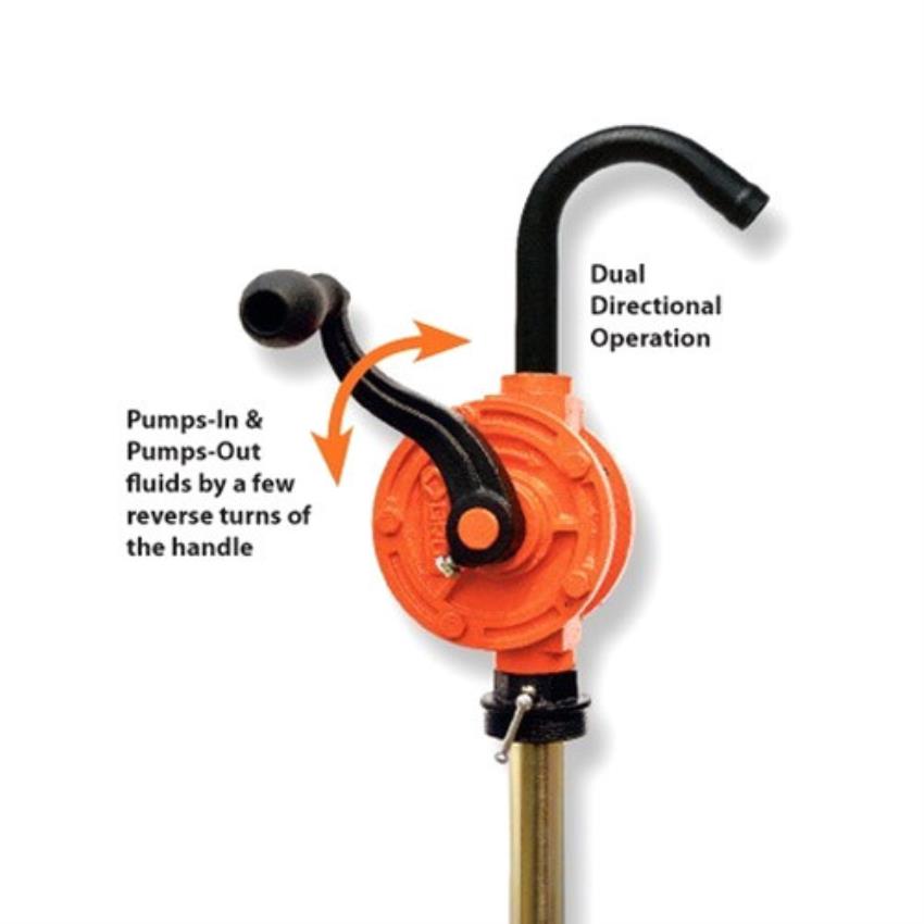 Groz 220V 50Hz Rotary Barrel Pump