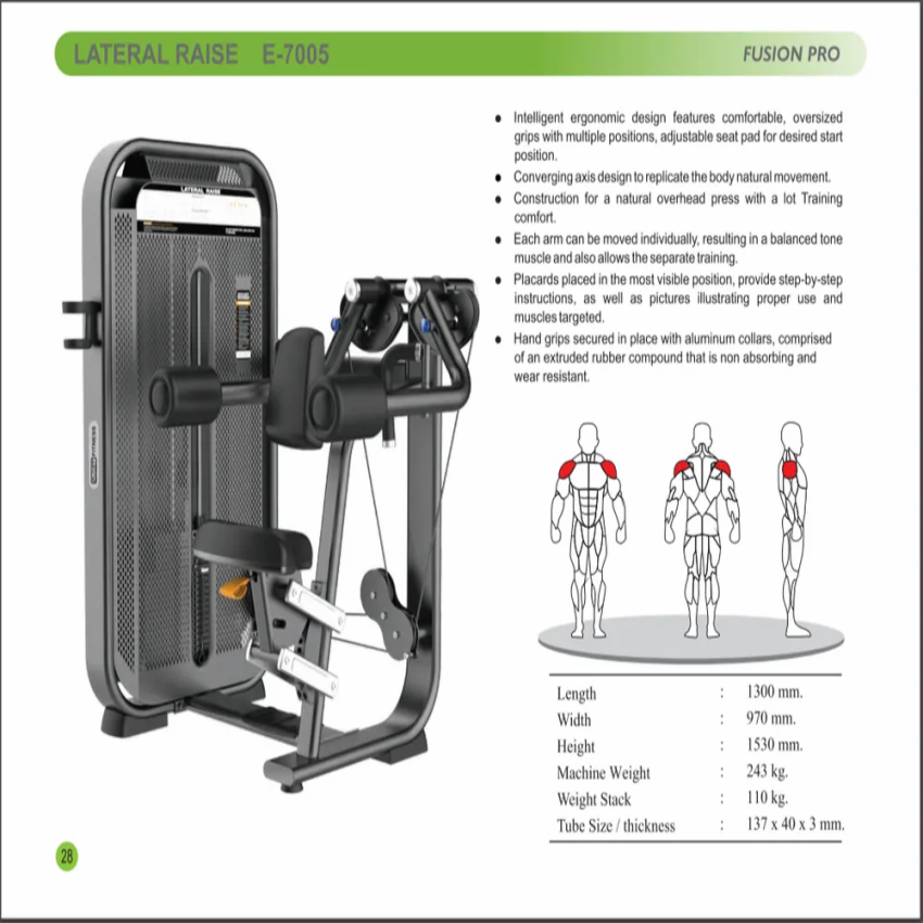 Gym Lateral Raise Machine
