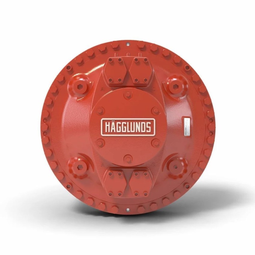 Hagglunds Orange Three Phase Hydraulic Motor