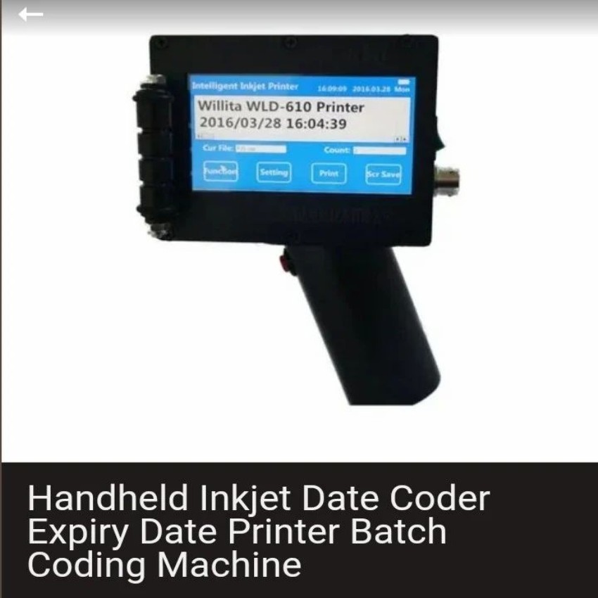 Manual Inkjet Handheld Device