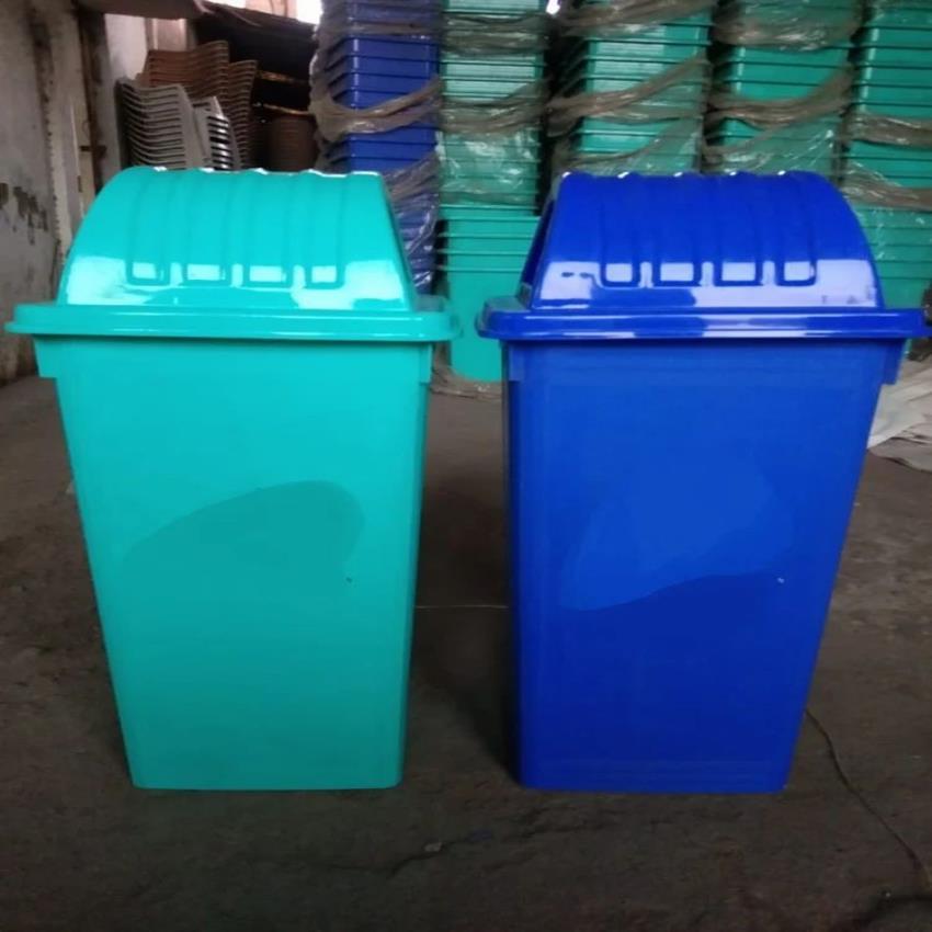 HDPE Square Outdoor Dustbin 120 Liters