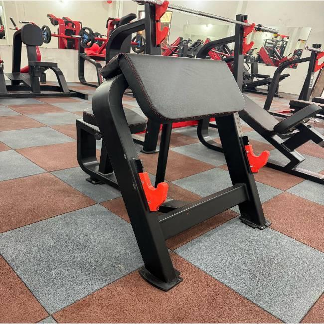 Heavy-Duty Steel Preacher Curl Bench