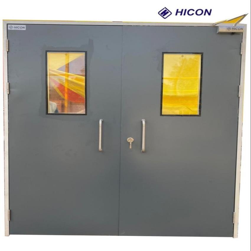 Aluminium Frame Double Leaf Cleanroom Door