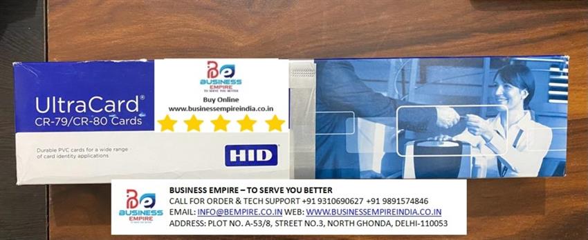 HID Ultra Plain PVC Cards