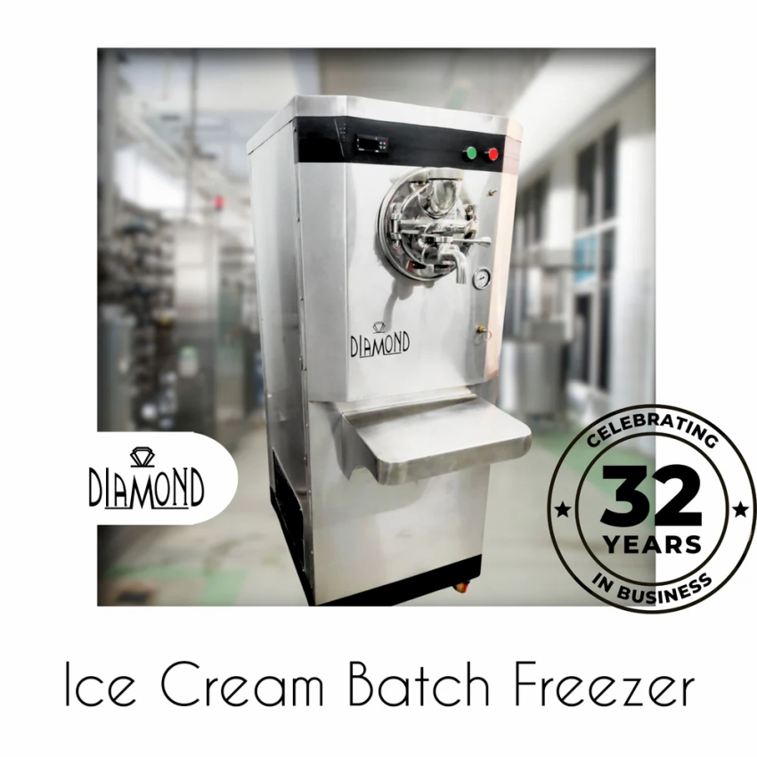 High Capacity Batch Ice Cream Freezer