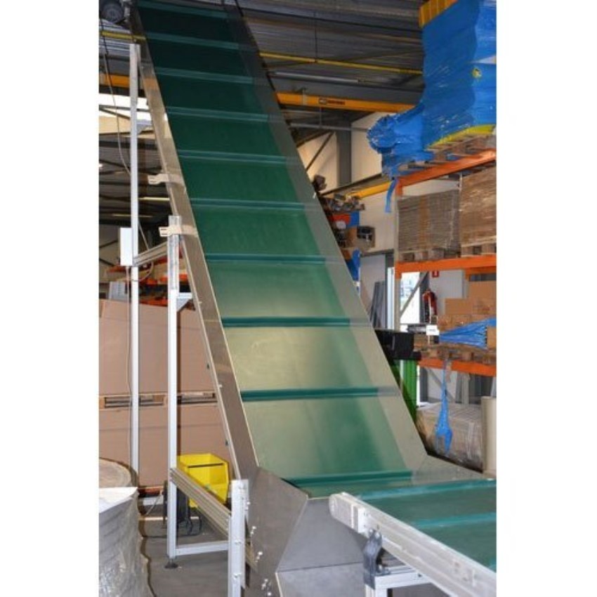 High Incline Conveyor, Packaging Grade