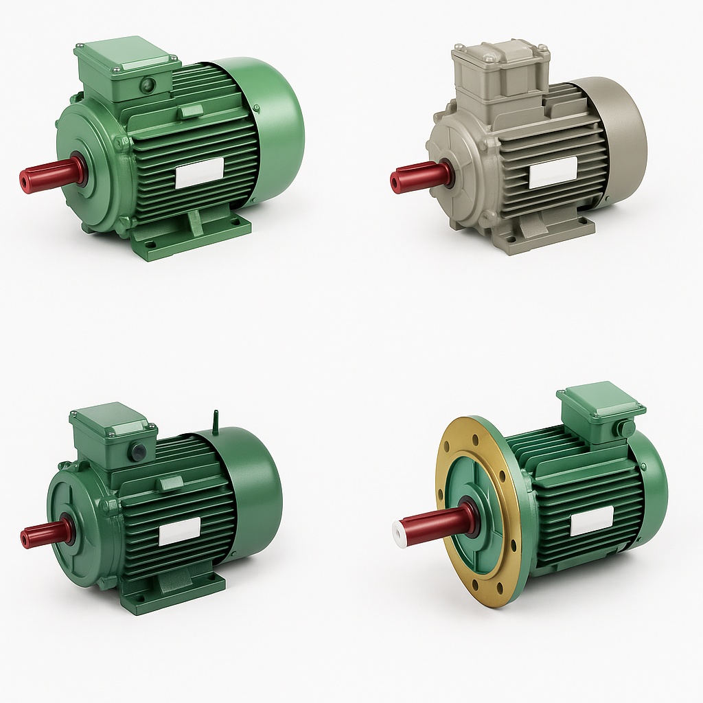 3 Phase Industrial Electric Motor
