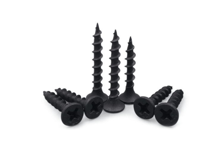 HITECH Gypsum Drywall Screw, Black