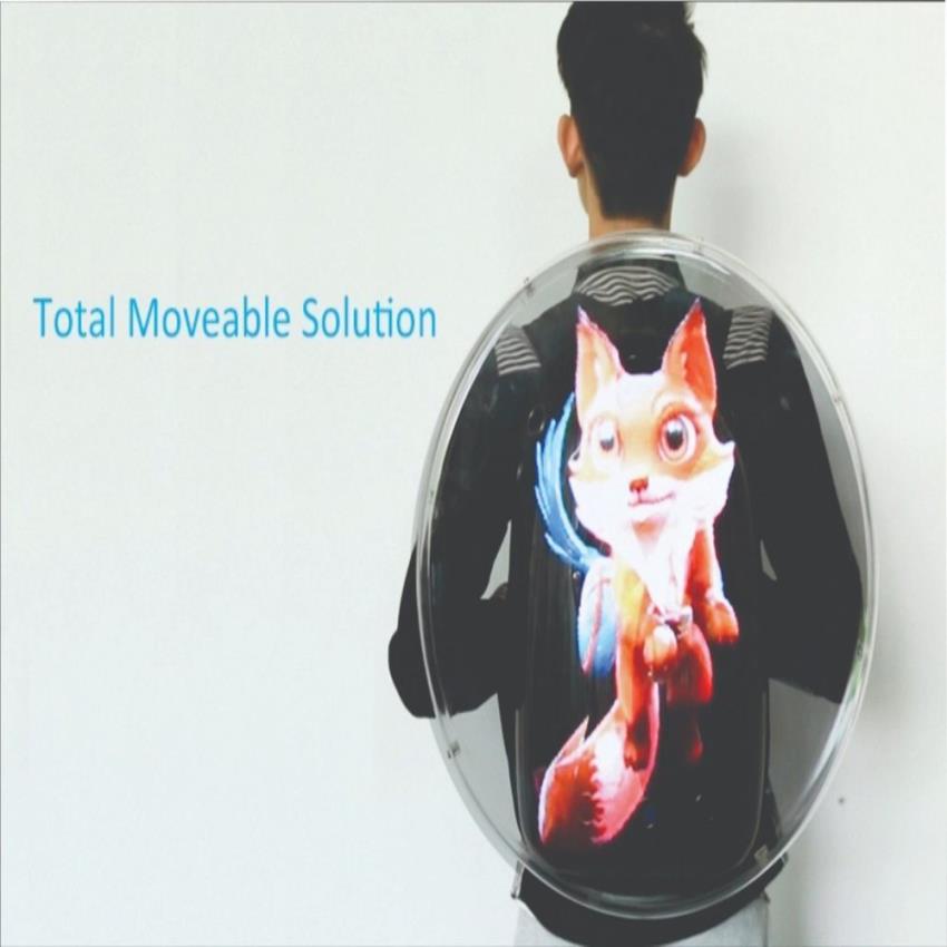Hologram Backpack Display Machine