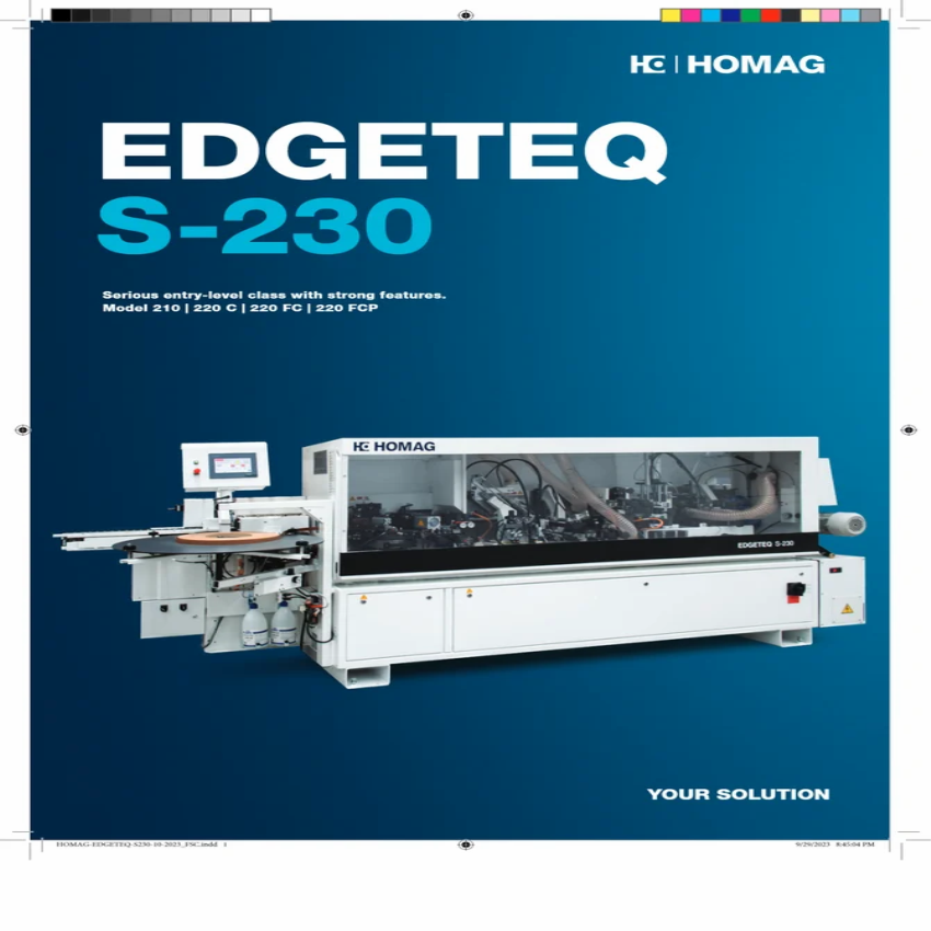 EDGETQ S230 Edge Banding Machine