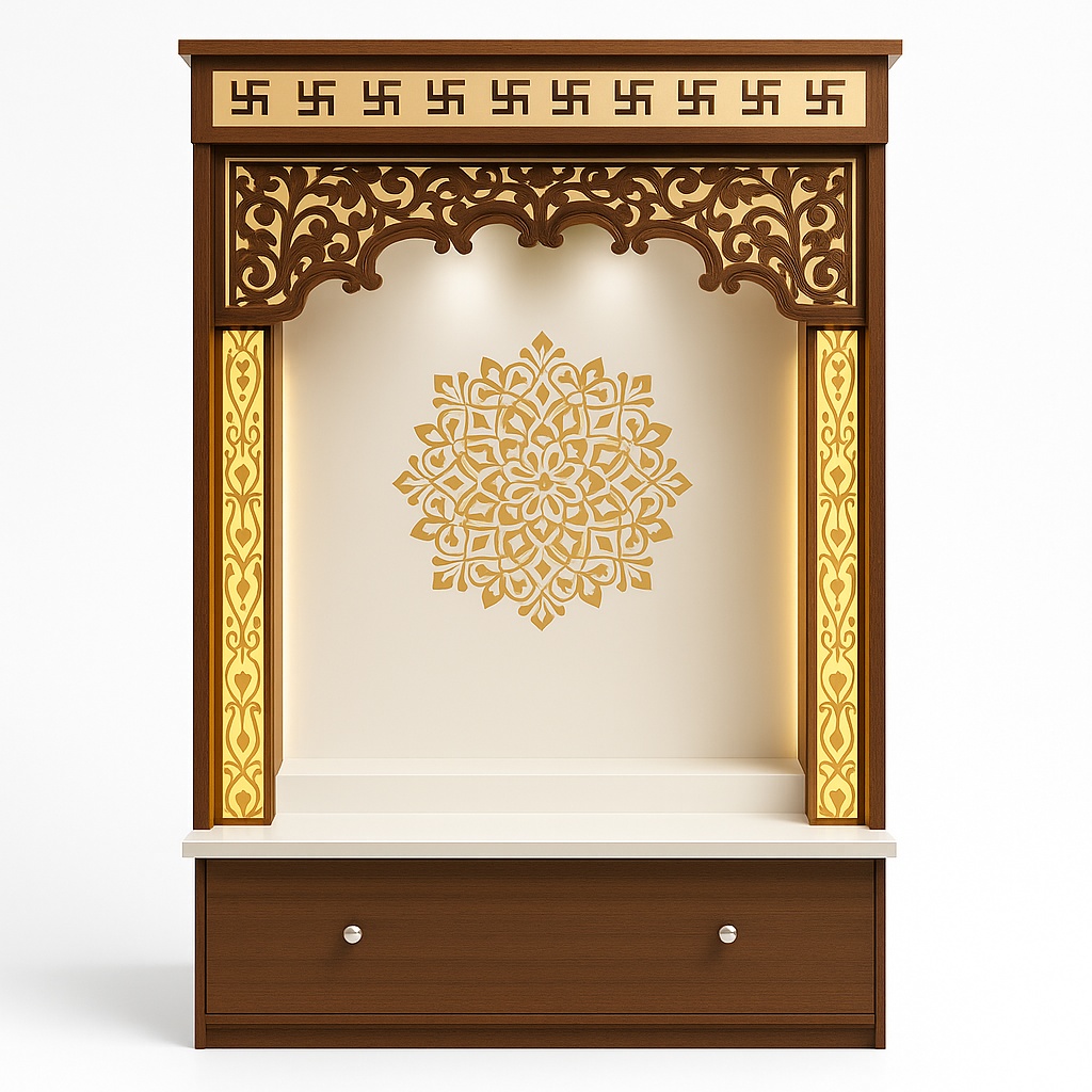 Home Corian Temple With Illumination