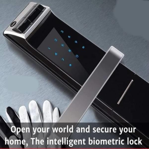 Home Office Smart Door Locks, App & Fingerprint, 9V