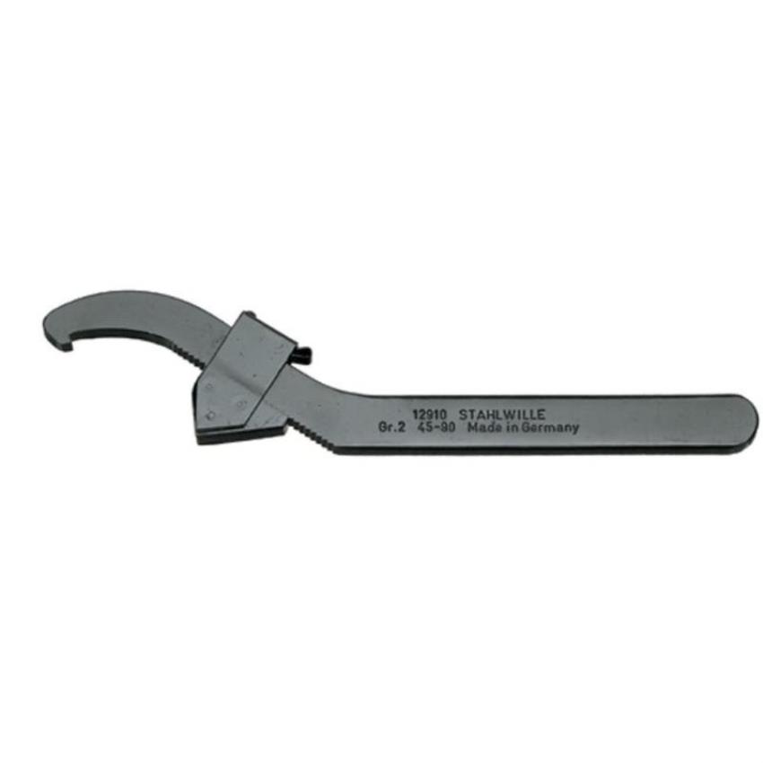 Cast Iron Hook Spanner, 16-20 Mm To 205-220 Mm