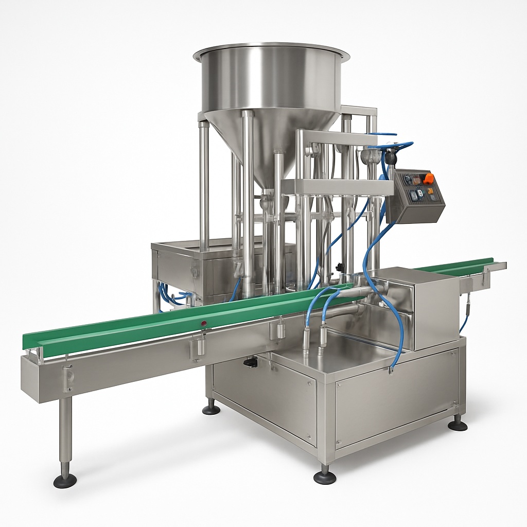 Hopper Piston Filling Machine