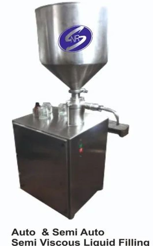 Horizontal Piston Stainless Steel Viscous Filler