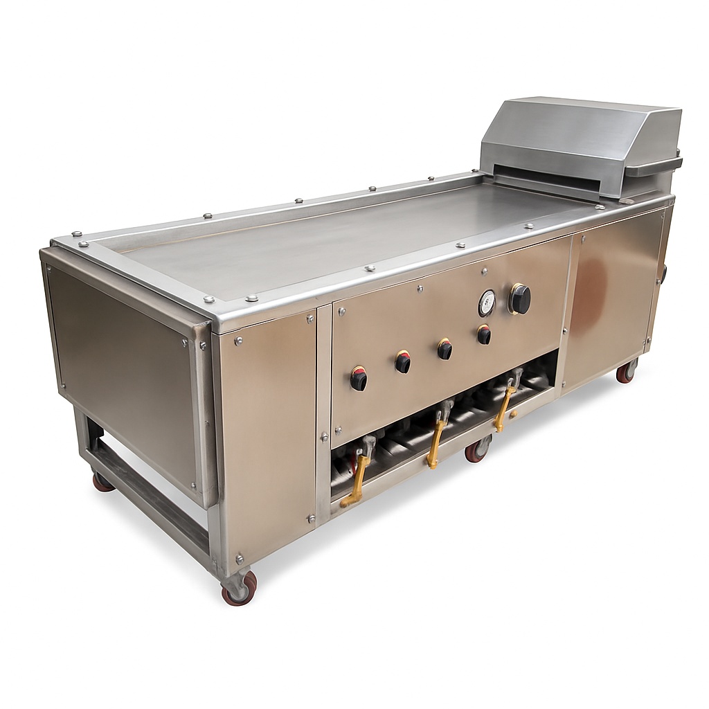 Horizontal Roti Making and Roasting Equipment