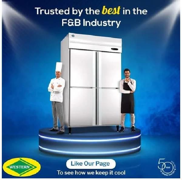 Hoshizaki Commercial Stainless Steel Refrigerator, 1300L