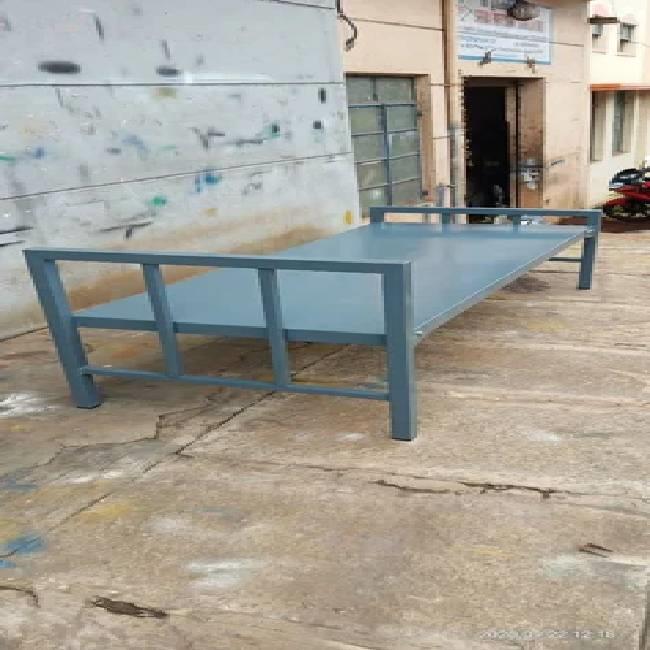 Hostel Mild Steel Single Cot, 2.5 x 6 ft