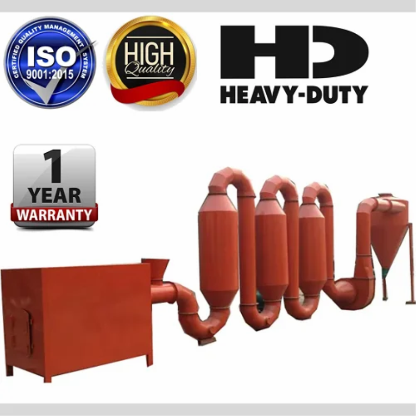 Hot Airflow Sawdust Dryer Machine