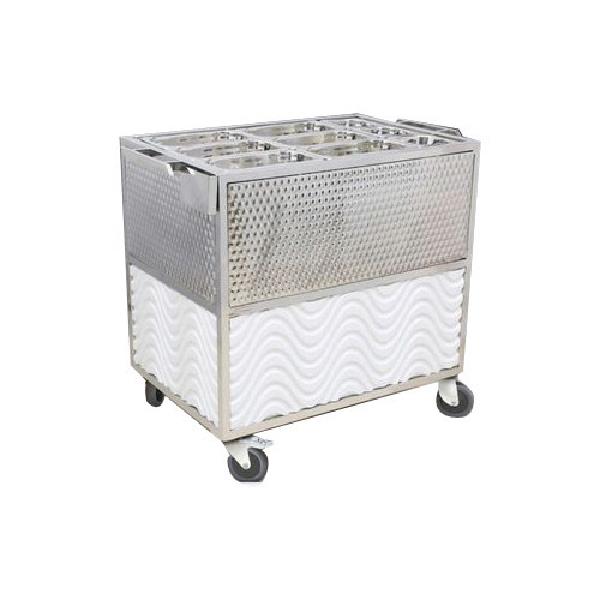 Hot Case Food Service Trolley