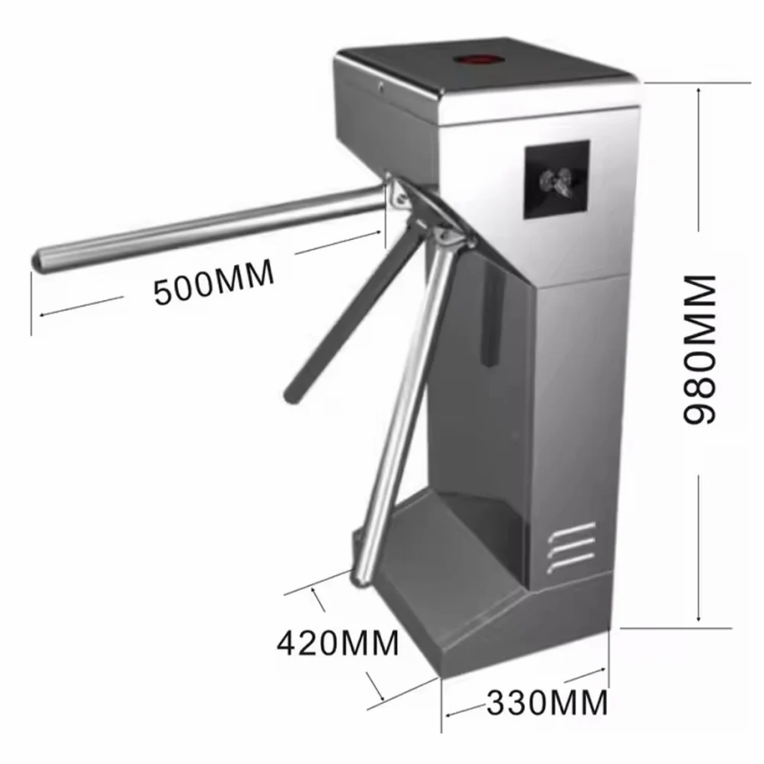 Housys Automatic Stainless Steel Tripod Turnstile