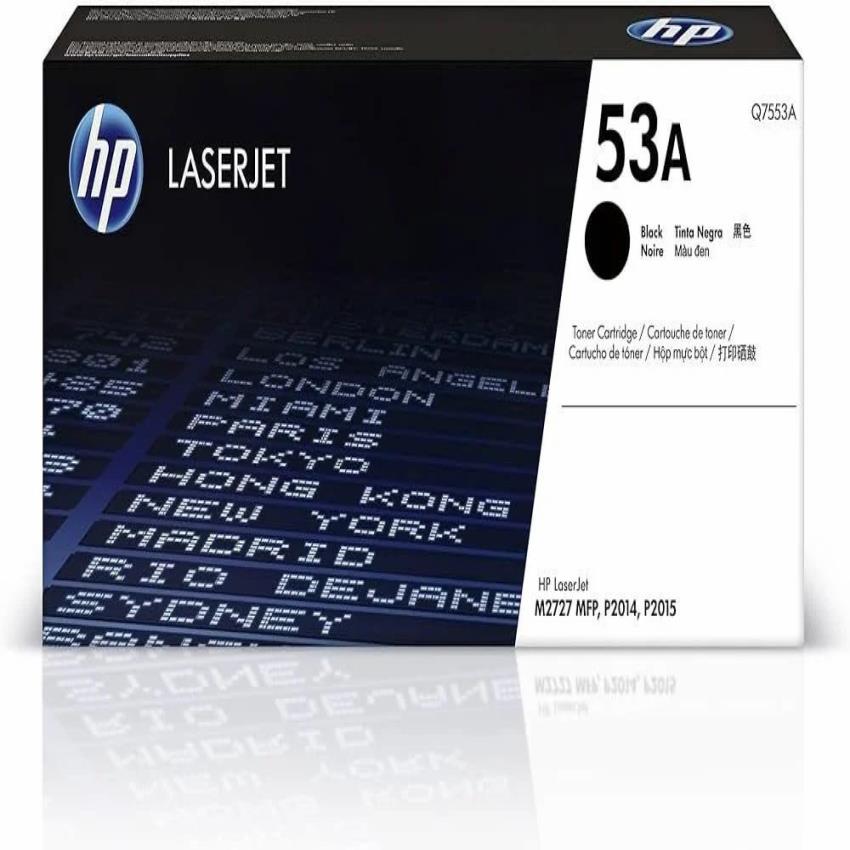 HP 53A Black Laserjet Toner Cartridge Q7553a