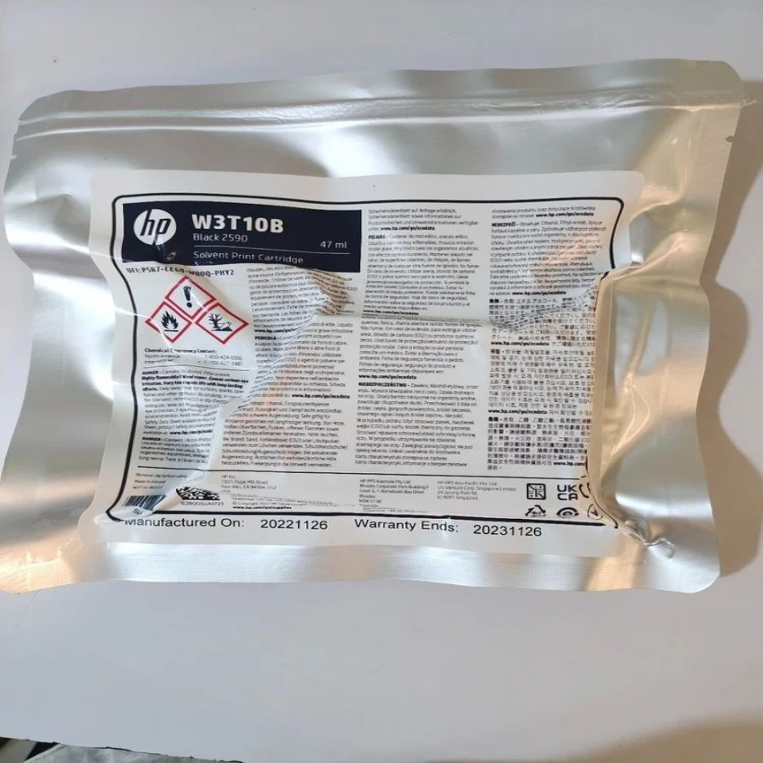 HP W3T10B Black 2590 Ink Cartridge