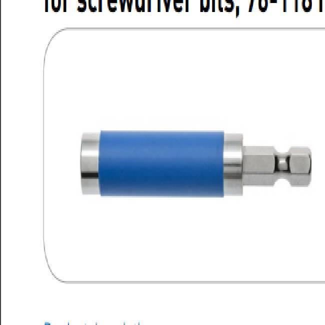 Aluminium Bit Holder 78 mm