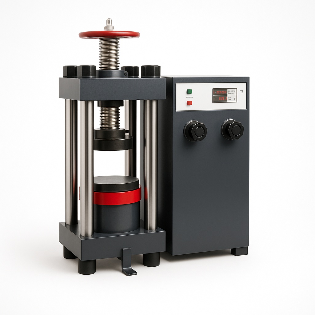 1 HP Hydraulic Cube Testing Machine