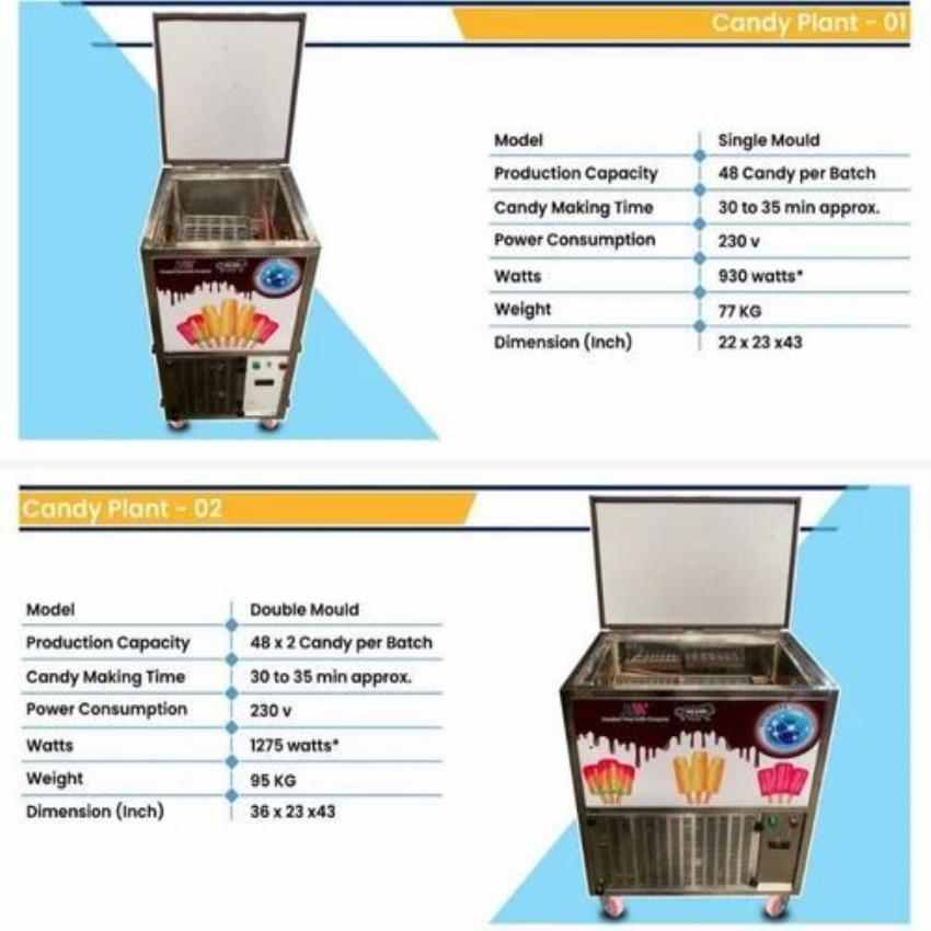 Double Mold Ice Candy Equipment