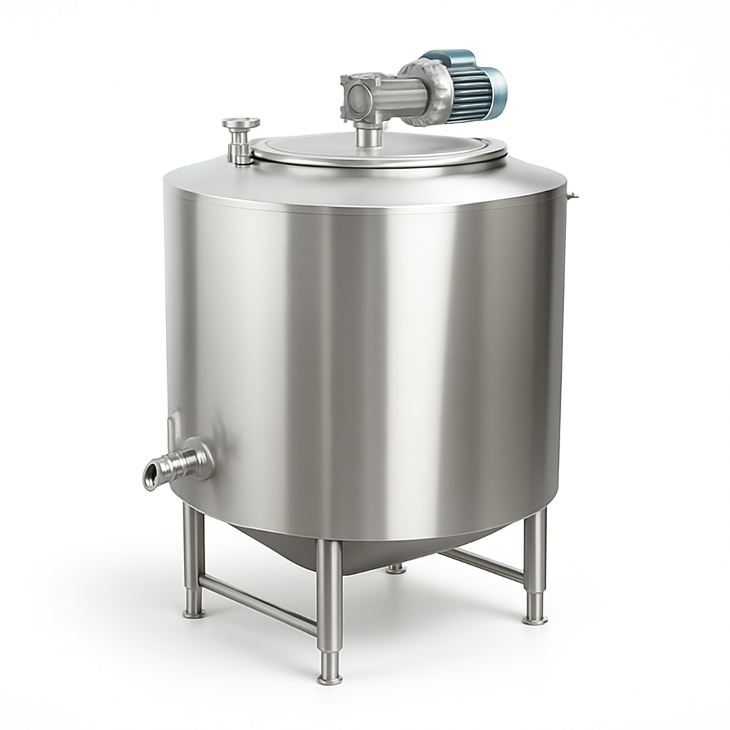 Polished Stainless Steel Ice Cream Ageing Tank